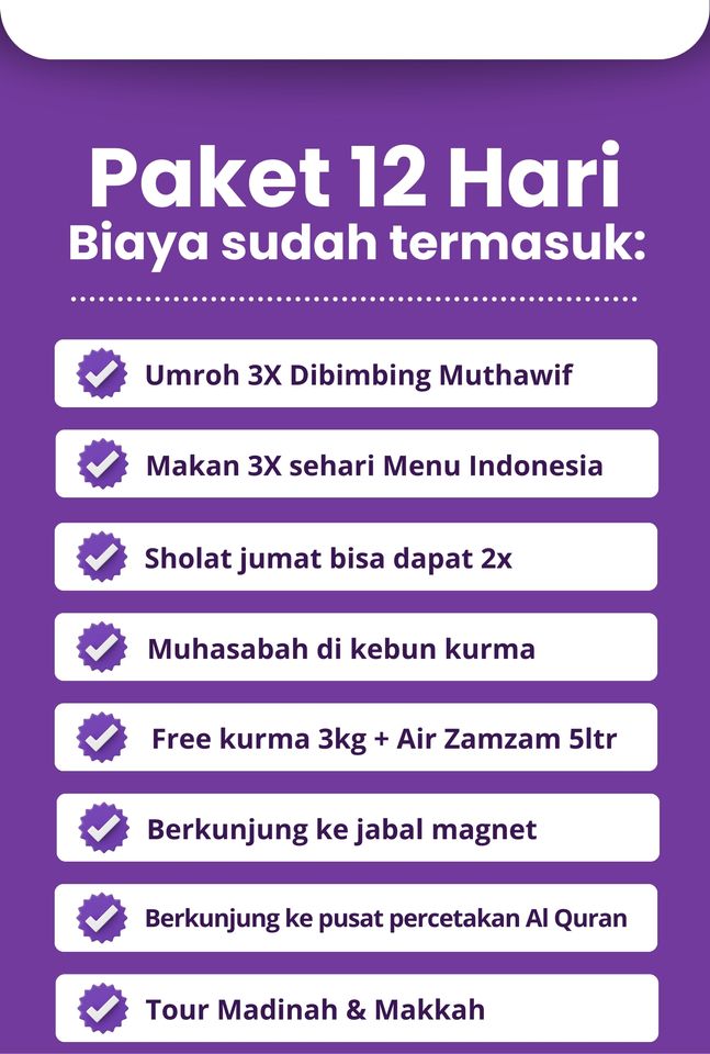 Program Umrah Bahagia Dp 0 Amitra